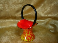Vaza Murano mignona Mid Century Modern, colectie, cadou, vintage foto