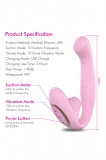 Vibrator Dubla Stimulare Pink