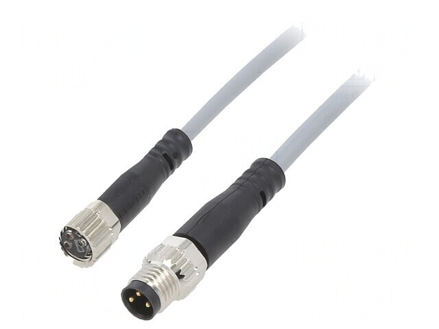 Cablu de Conectare M8 1m 3P 60VAC 3A