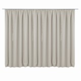 Draperie cu rejansa Jemidi, 300 x 245 cm, Gri, Poliester, 55276.25.02