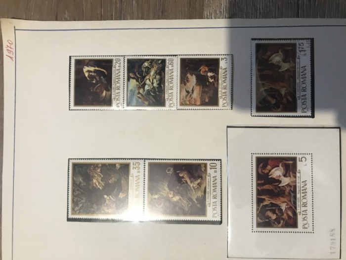 Timbre Romania RSR Colita