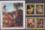 Congo 1978 - Rubens, pictura, arta, serie si colita neuzata