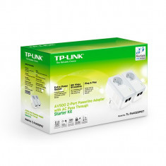PowerLine KIT TP-Link, 500Mbps, 2 porturi 10/100Mbps, power socket foto