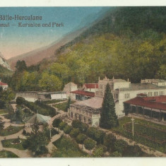 cp Romania Baile Herculane : Casino si Parcul - 1930