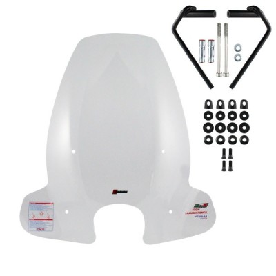 Parbriz mare transparent Piaggio Liberty 50 ie IGET 3V (16-22) 4T AC 50cc &amp;ndash; Liberty ie IGET 3V ABS (16-22) 4T AC 125-150cc foto