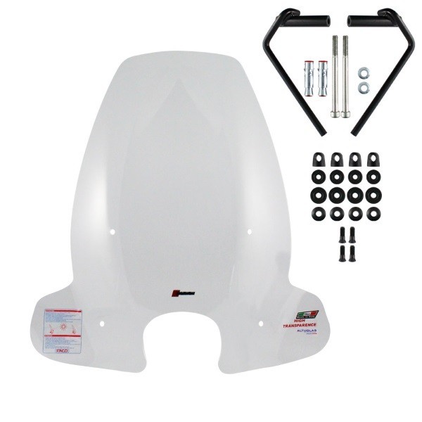 Parbriz mare transparent Piaggio Liberty 50 ie IGET 3V (16-22) 4T AC 50cc &ndash; Liberty ie IGET 3V ABS (16-22) 4T AC 125-150cc