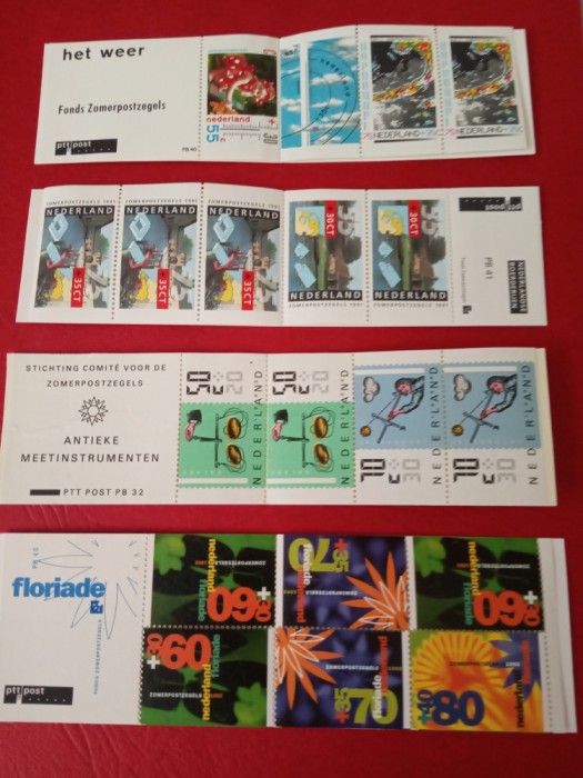 OLANDA - SERII &Icirc;N CARNETE MNH
