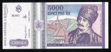 Romania, 5000 lei 1993_aUNC+ fara pliu de indoire_serie B.0003 - 000698