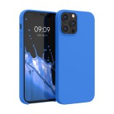 Husa pentru Apple iPhone 12 Pro Max, Silicon, Albastru, 52644.189, Carcasa, Kwmobile