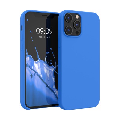 Husa pentru Apple iPhone 12 Pro Max, Silicon, Albastru, 52644.189 foto