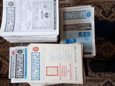 Curierul filatelic,,,1990- 2007 97 buc 1992---1998 COMPLECT foto