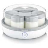 Aparat de iaurt JG 3518, 7 borcane 150 ml, Alb