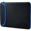 Husa laptop reversibila HP V5C31AA, 15.6”, negru-albastru