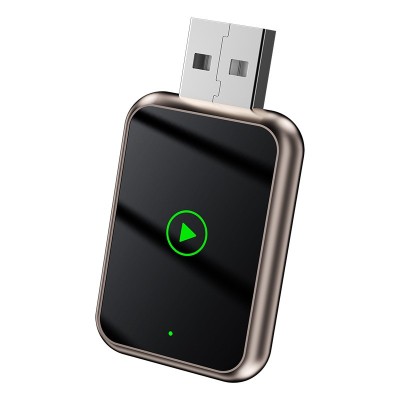 Adaptor wireless CarPlay &amp;amp; Android Auto 2-in-1 ZYTEQ&amp;reg;️ Q1J, iOS 10+ si Android 11+, WiFi 5GHz, Plug-and-Play, control vocal, Bluetooth, negru foto