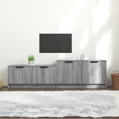 vidaXL Comodă TV, sonoma gri, 158,5x36x45 cm, lemn prelucrat 817124 foto