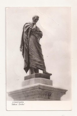 RF69 -Carte Postala- Constanta, Statuia Ovidiu, circulata 1963 foto