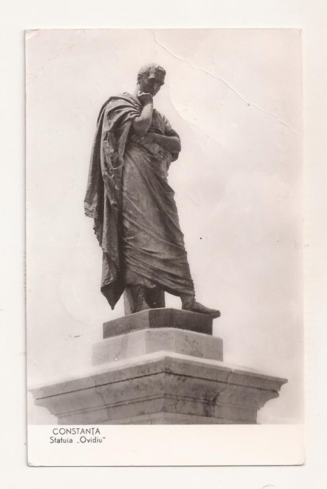 RF69 -Carte Postala- Constanta, Statuia Ovidiu, circulata 1963