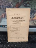 Statutele Băncii populare cooperative Dorosanu din comuna Lecca, județul Bacău, T&acirc;rgu Jiu 1912, 196