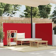 vidaXL Copertină laterală retractabilă, roșu, 120 x 600 cm 48453