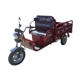 Triciclu electric Thor City ECO2 rosu, 1000W fara perii, baterie 60V 32Ah, viteza 25 km/h, autonomie 25-50 km, masa max 500 kg, bena 1450x950x400 mm