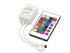 Controller cu telecomanda pentru banda LED RGB 72W foto