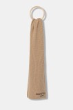 Weekend Max Mara fular de l&acirc;nă BARDIES culoarea verde, uni, 2525746035600