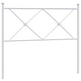 Cumpara ieftin Tablie de pat de schimb metalica, alb, 100 cm