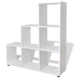 Cumpara ieftin Biblioteca in trepte / Raft de expunere 107 cm Alb