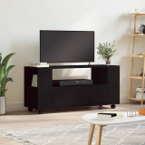 Comodă TV, negru, 102x34,5x43 cm, lemn prelucrat, vidaXL