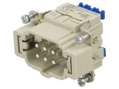 Conector HDC tată 6 pini 16A foto