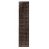 Panou acustic de perete Deco I, cu aspect de stejar tratat cu ulei, 260x60x1,8 cm