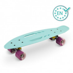 Skateboard copii, qkids, galaxy - light blue