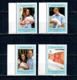 Insulele Cayman 2013 - Royal Baby, Printul George, regalitate britanica, serie neuzata