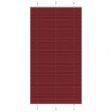 vidaXL Jaluzea plisată Bordeaux Roșu 105x200 cm Lățime țesătură 104,4cm