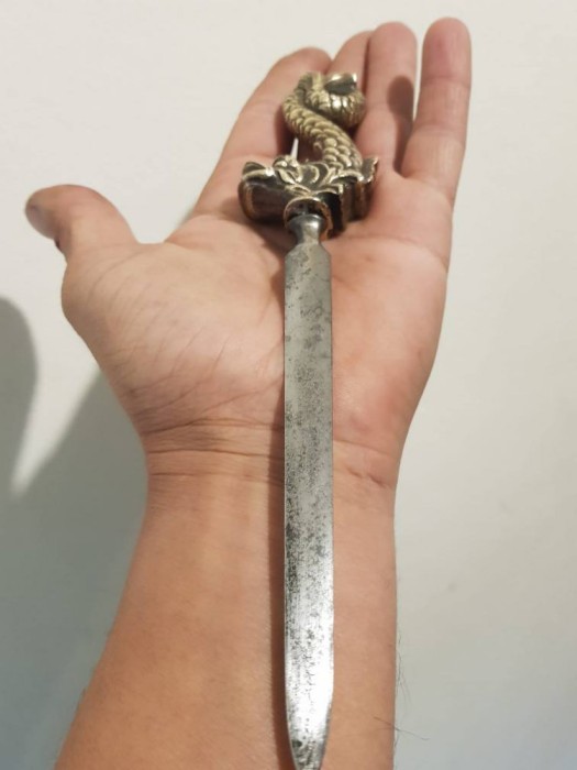 Cutit vintage scrisori Malta