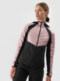 Geacă de trekking cu umplutura reciclată Primaloft pentru femei - roz, 4F Sportswear