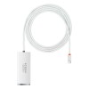 Hub USB-C Baseus Lite, 4 x USB-A 3.2 - 1 x USB-C, 2m, Alb