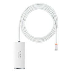 Hub USB-C Baseus Lite, 4 x USB-A 3.2, 2m, Alb