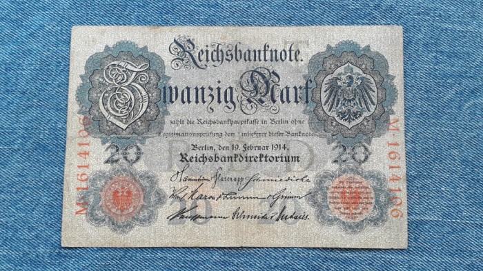 20 Mark 1914 Germania / serie 1614106