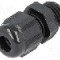 Presetupa poliamida, M12, IP68, HELUTOP HT-M, HELUKABEL - HT M12 RAL9005