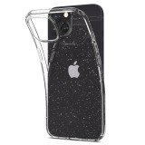 Husa glitter liquid crystal compatibila cu apple iphone 13, sclipici htpmag, clear 12.4532