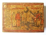 Rara! Cutia milei/caseta de caritate din lemn pentru colectarea de fonduri a bisericii misionare din anii 20,dimensiuni:107 x 75 mm,grosime=23 mm