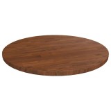 Cumpara ieftin Blat de masa rotund maro inchis &Oslash;40x1,5 cm lemn stejar tratat