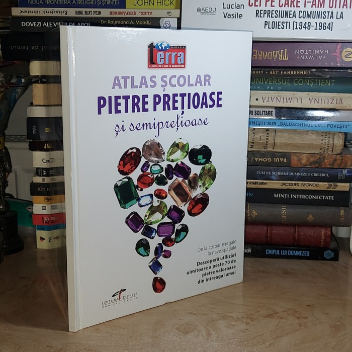 ATLAS SCOLAR PIETRE PRETIOASE SI SEMIPRETIOASE , CD PRESS ( CARTONATA ) *