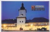 Bnk cp Manastirea Neamtu - Vedere nocturna a intrarii - necirculata, Vanatori Neamt, Printata