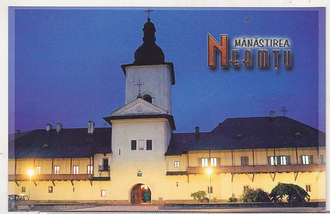 bnk cp Manastirea Neamtu - Vedere nocturna a intrarii - necirculata