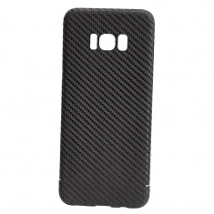Husa de Carbon NEVOX pentru Samsung Galaxy S8 Plus, Black foto