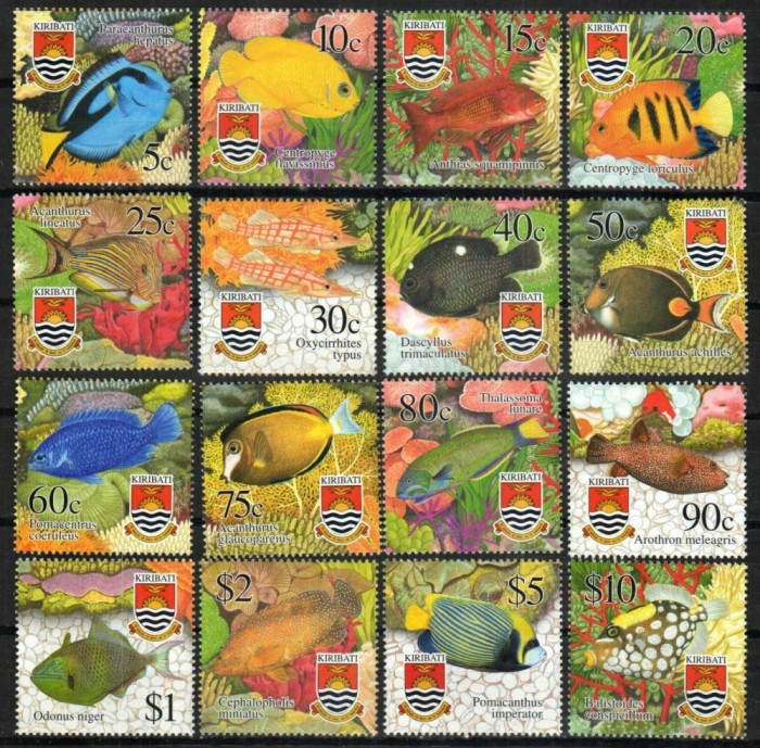 Kiribati - Fauna Marina - PESTI - MNH