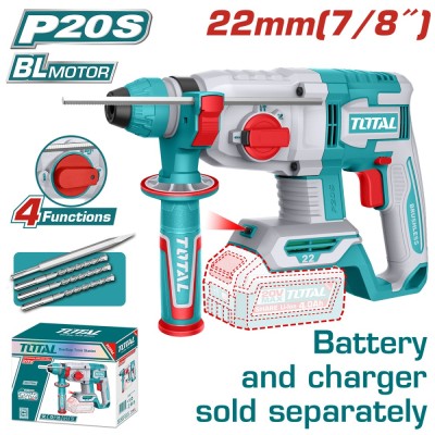 TOTAL - CIOCAN ROTOPERCUTOR - 2J - LI-ION - 20V - MOTOR FARA PERII (INDUSTRIAL) PowerTool TopQuality foto