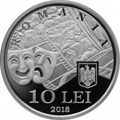 Moneda Argint 100 de Ani de la nasterea lui Radu Beligan foto